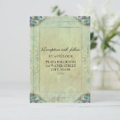 ヴィンテージクジャックウェディングレセプションカード 招待状 (スタンド正面)