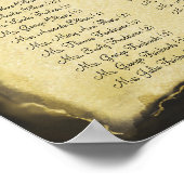 ヴィンテージクジャックシーティングチャート最大150名 ポスター (角)