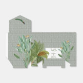 ヴィンテージクジャックフェザー熱帯緑結婚園 フェイバーボックス (折り畳みなし)