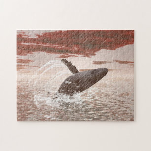 ヴィンテージクジラジグソーパズル ジグソーパズル