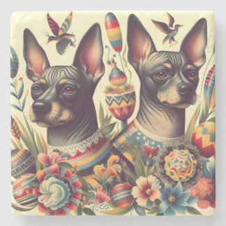 ヴィンテージクソロイツクイントルイラストレーション ストーンコースター