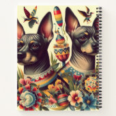 ヴィンテージクソロイツクイントルイラストレーション ノートブック (裏面)