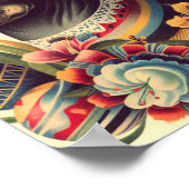 ヴィンテージクソロイツクイントルイラストレーション ポスター (角)