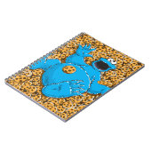 ヴィンテージクッキーの怪物とクッキー ノートブック (左側)