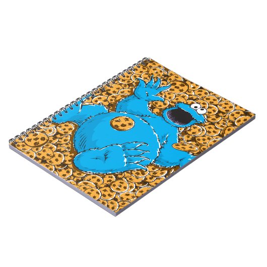 ヴィンテージクッキーの怪物とクッキー ノートブック (左側)