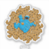 ヴィンテージクッキーモンスターとクッキー シール (正面)