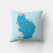 ヴィンテージクッキーモンスタークリスマスライト クッション (裏面)