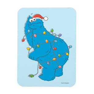 ヴィンテージクッキーモンスタークリスマスライト マグネット