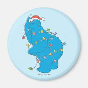 ヴィンテージクッキーモンスタークリスマスライト マグネット