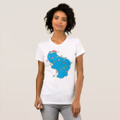 ヴィンテージクッキーモンスタークリスマスライト Tシャツ (正面フル)