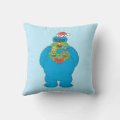 ヴィンテージクッキーモンスタークリスマスリース クッション (裏面)