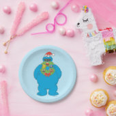 ヴィンテージクッキーモンスタークリスマスリース ペーパープレート (パーティー)