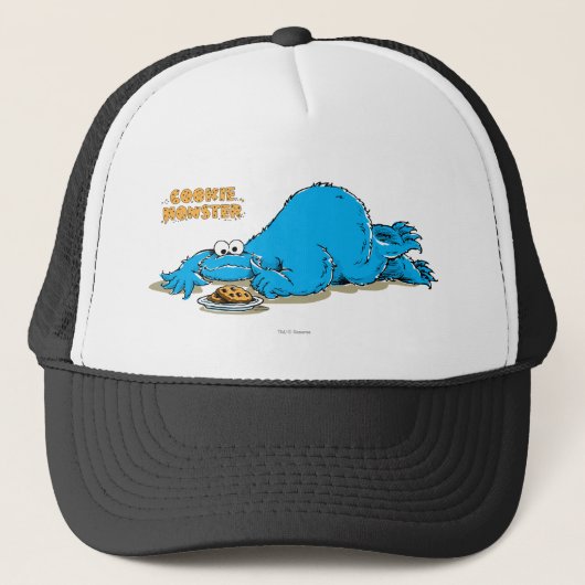 ヴィンテージクッキーモンスタープレートのクッキー キャップ (正面)