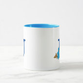 ヴィンテージクッキーモンスタ食べーのクッキーモノグラムU マグカップ (中央)