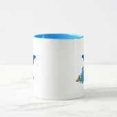 ヴィンテージクッキーモンスタ食べーのクッキーモノグラムY マグカップ (中央)