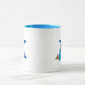 ヴィンテージクッキーモンスタ食べ物ーのクッキーモノグラムK マグカップ (中央)