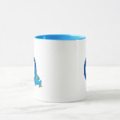 ヴィンテージクッキーモンスタ食べ物ーのクッキーモノグラムO マグカップ (中央)