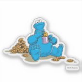 ヴィンテージクッキー食べモンスターのクッキー シール (正面)