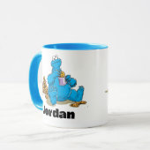 ヴィンテージクッキー食べモンスターのクッキー マグカップ (正面左)