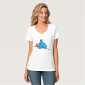 ヴィンテージクッキー食べモンスターのクッキー Tシャツ (正面フル)