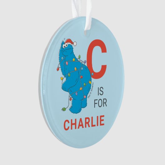 ヴィンテージクッキー |名パーソナライズされた前と写真 オーナメント (正面)