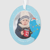 ヴィンテージクッキー |名前と写真 オーナメント (正面)