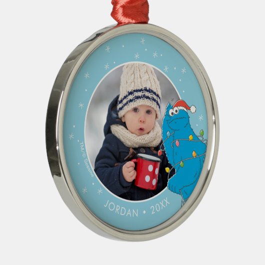 ヴィンテージクッキー |名前と写真 メタルオーナメント (右)