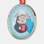 ヴィンテージクッキー |名前と写真 メタルオーナメント (左)