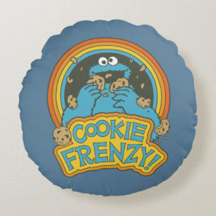 ヴィンテージクッキー Cookieのフレンジ ラウンドクッション