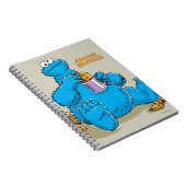 ヴィンテージクッキ食べー怪物のクッキー ノートブック (右側)