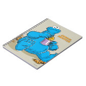 ヴィンテージクッキ食べー怪物のクッキー ノートブック (左側)