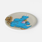 ヴィンテージクッキ食べー怪物のクッキー ペーパープレート (アングル)