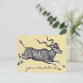 ヴィンテージクドゥハガキ ポストカード (スタンド正面)