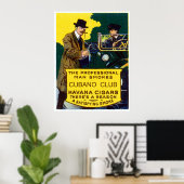 ヴィンテージクバノクラブシガー ポスター (ホームオフィス)