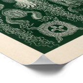 ヴィンテージクボメドゥサエカラーエルンストヘッケルアートプリント ポスター (角)