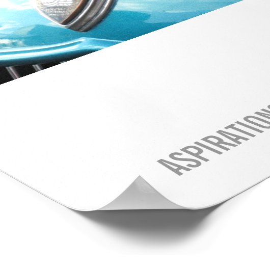 ヴィンテージクライスラープリマスオーナメント写真 ポスター (角)