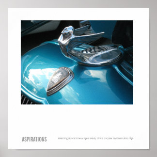 ヴィンテージクライスラープリマスオーナメント写真 ポスター