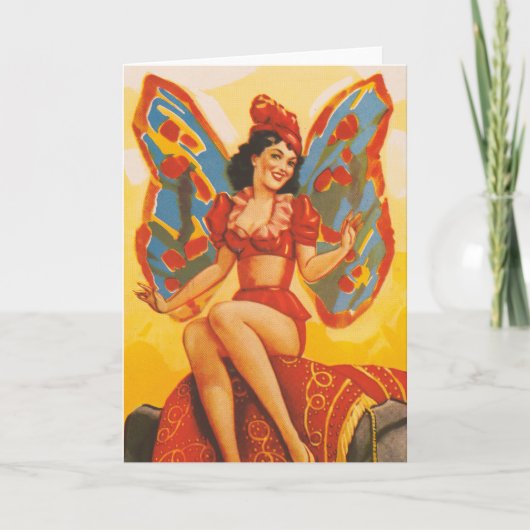 ヴィンテージクライドBeatty Circusポスター カード (正面)