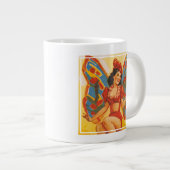 ヴィンテージクライドBeatty Circusポスター ジャンボコーヒーマグカップ (正面右)