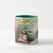 ヴィンテージクラウゼンビールの看板ラベル マグカップ (中央)