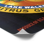 ヴィンテージクラウンジュエルラベル ポスター (角)