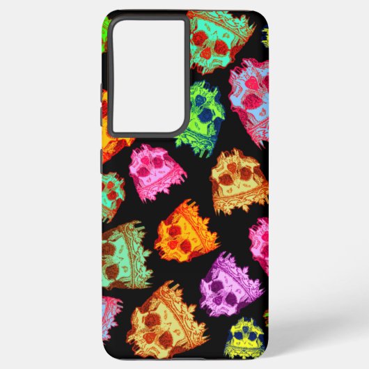 ヴィンテージクラウンスカル SAMSUNG GALAXYケース (裏面)