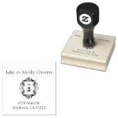 ヴィンテージクラウンパーソナライズされたビー ラバースタンプ (押印)