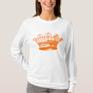 ヴィンテージクラウン – オレンジ Tシャツ