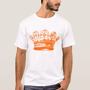 ヴィンテージクラウン – オレンジ Tシャツ