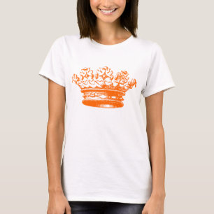 ヴィンテージクラウン – オレンジ Tシャツ