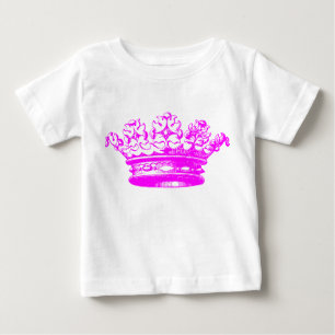 ヴィンテージクラウン – マゼンタ ベビーTシャツ