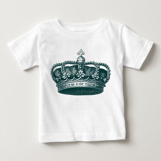 ヴィンテージクラウン – 色 ベビーTシャツ (正面)