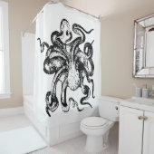 ヴィンテージクラクンタコ航海の海 シャワーカーテン (インサイチュ)