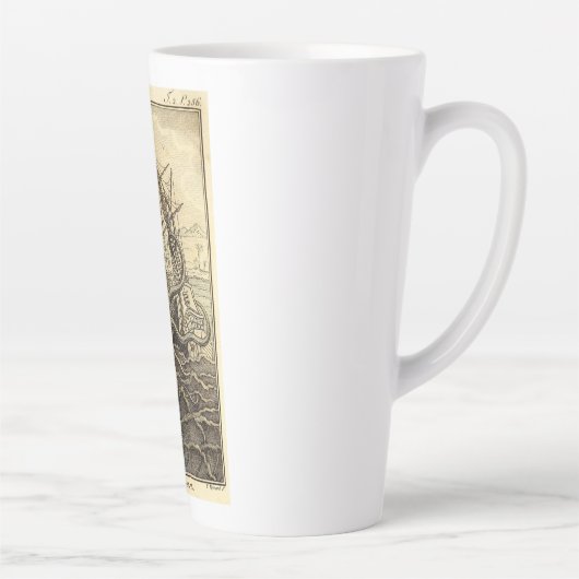 ヴィンテージクラケンプリント カフェラテマグ (右)